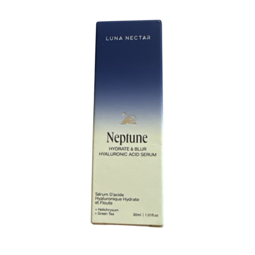 Luna Nectar Skincare Serum 1.01 fl oz Hyaluronic Blurring Skincare New